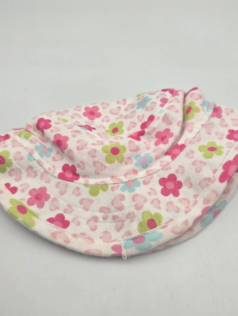 Gerber Girls Cotton Floral Bucket Sun Hat 18 Months
